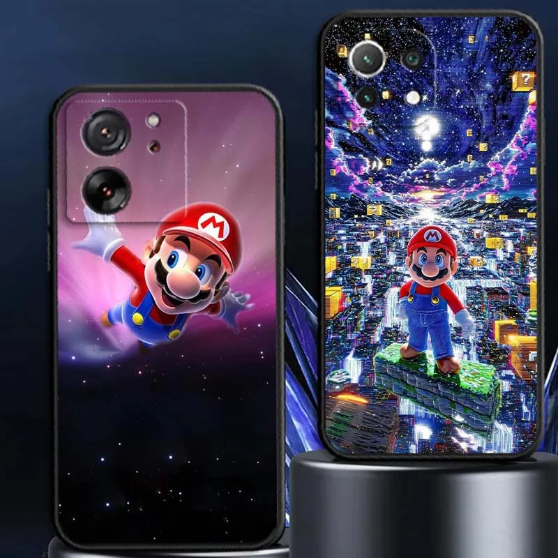 

Creative M-Marios Pattern For Xiaomi Mi 15 14 13 13T 12 12T 12S 11 11i 11T Pro Ultra Lite 5G Black Soft Cover