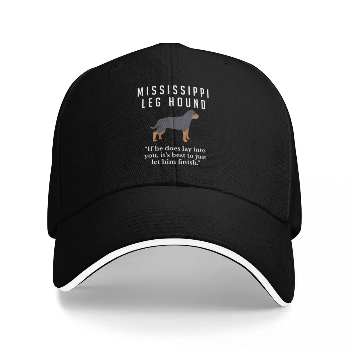 Mississippi Leg Hound Baseball Cap men's big size hat Sports Cap Fishing cap fashionable Men Golf Wear Women's