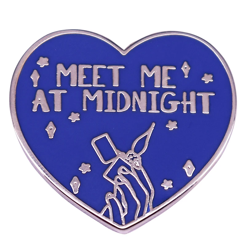 C5308 Meet me at midnight Enamel Pin Music Album Inspiration Lapel pin for backpack Badge Fans Jewelry Collection Gift