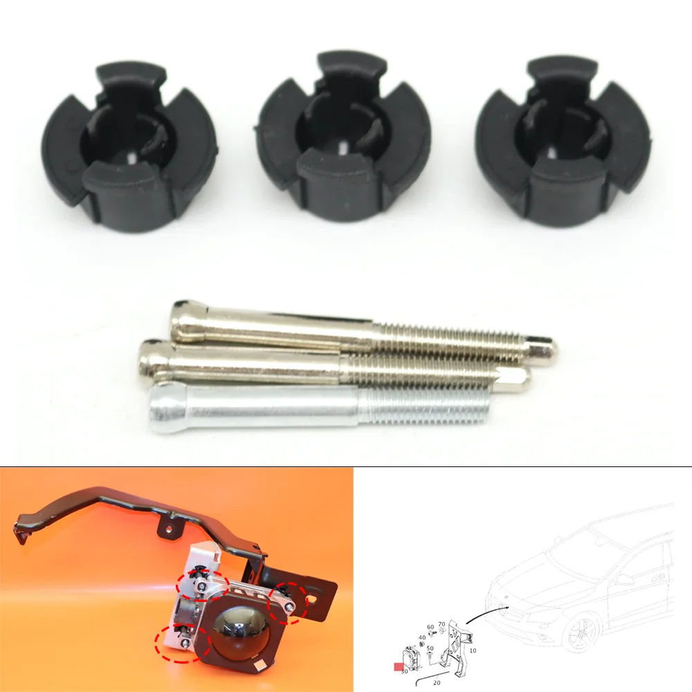 ACC Cruise Module Radar Sensor Module Screw Repair Clip For Mercedes-Benz Vito W447 C A B G V CLA GLC GLA Class W205 X253 W176