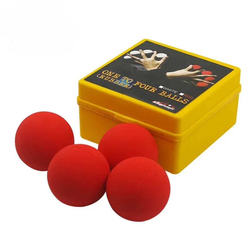 One to Four Balls Multiplying Balls (Dia 42mm) Magic Tricks Magician Stage Illusions Props Gimmicks Mentalism Funny Magia