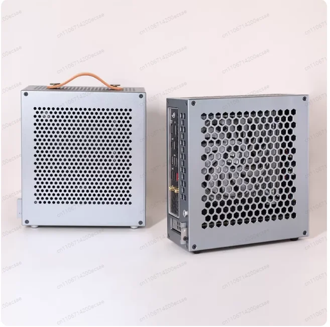 DC-ATX Power Supply Half Height Knife Card Mini Itx Chassis Soft Routing Aluminum Alloy Empty Chassis