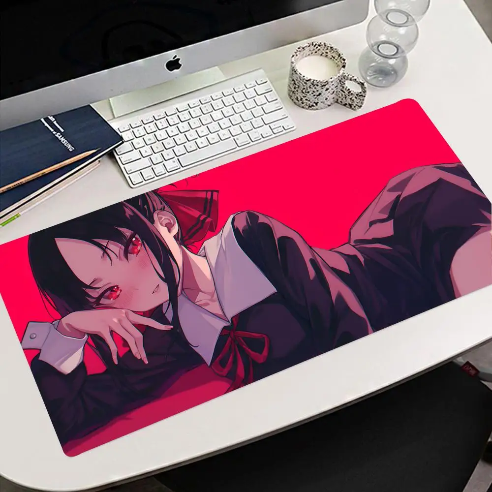 K-Kaguya Sama love is war Shinomiya Mouse Pad Mouse Pad Gaming Mousepad Speed Desk Mat Laptop Gaming Mats For Office Carpet Desk