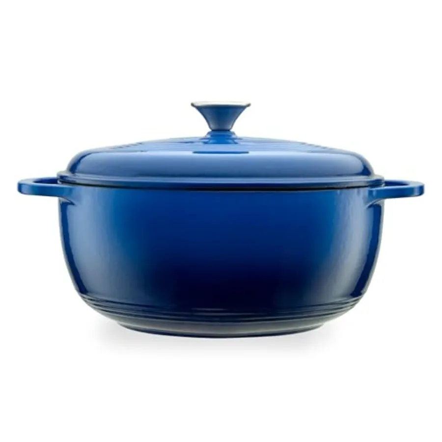 Olla de hierro fundido esmaltado de 6 qt. Marina e