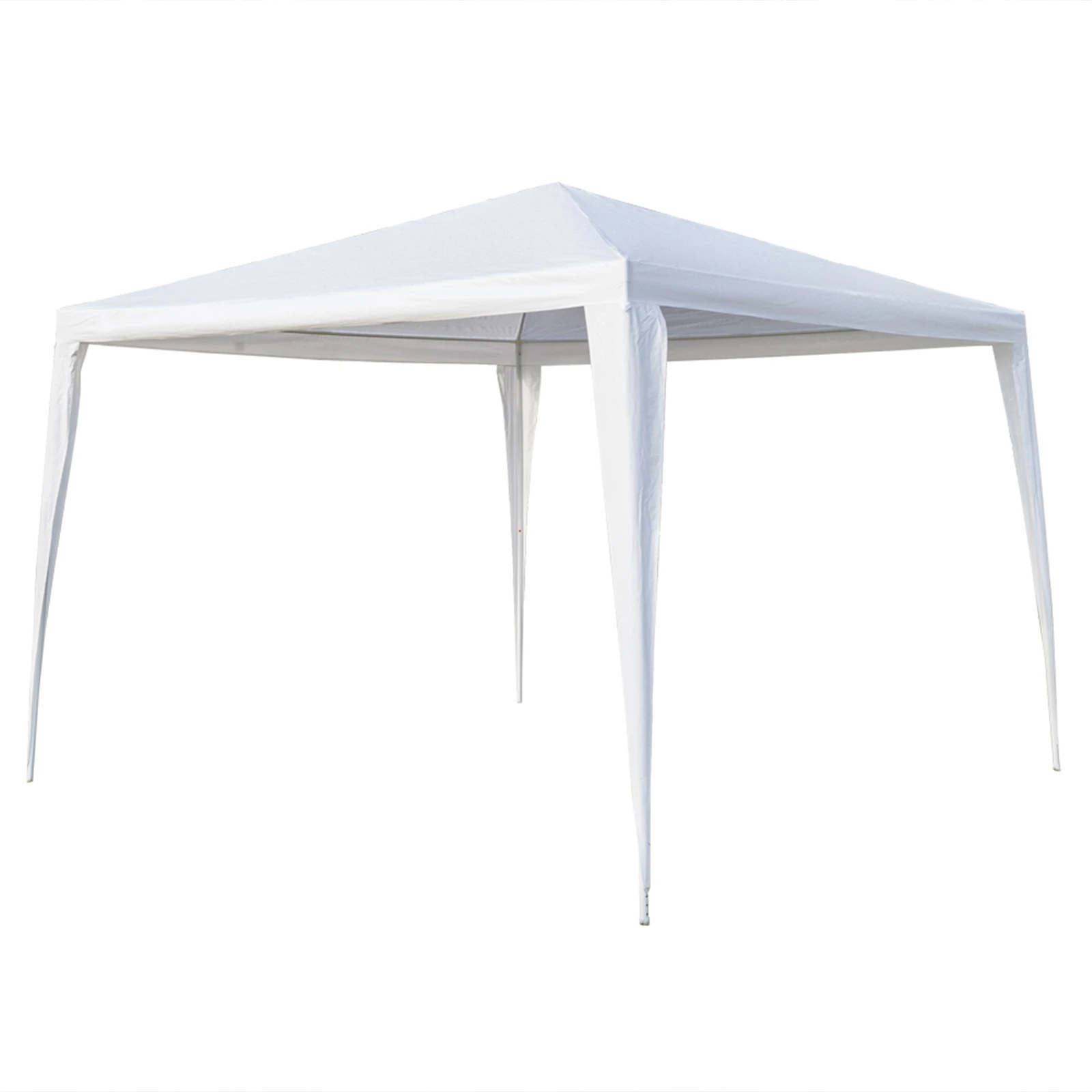 Carpa Impermeable de 3 x 3 m con Tubos en Espiral, Blanca