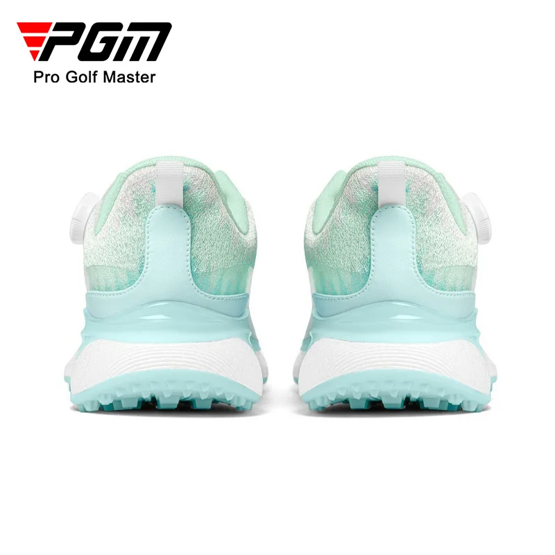 PGM Golf Shoes Gold Wire Embroidered Summer Women's Popcorn Women's Height-enhancing Shoes Breathable Sports Shoes