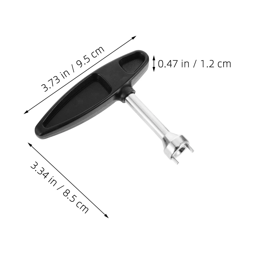 

2Pcs Golf Spike Removal Tool T-Handle Golf Spike Wrench Durable Practical Nail Lifter Nail Lifter Nails Remover