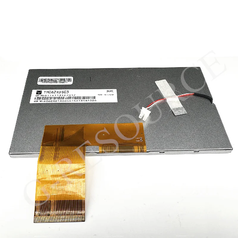 (1pcs) Original 6.2''inch 50 pins LCD screen panel TM062RDS03 for TM Car navigation tablet PC GPS LCD display screen Repair