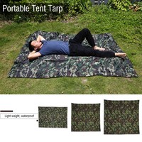 Camouflage Shelter Tourist Awning Canopy Tarp Tent Shade Ultralight Garden Canopy Sunshade Outdoor Camping Hammock Waterproof