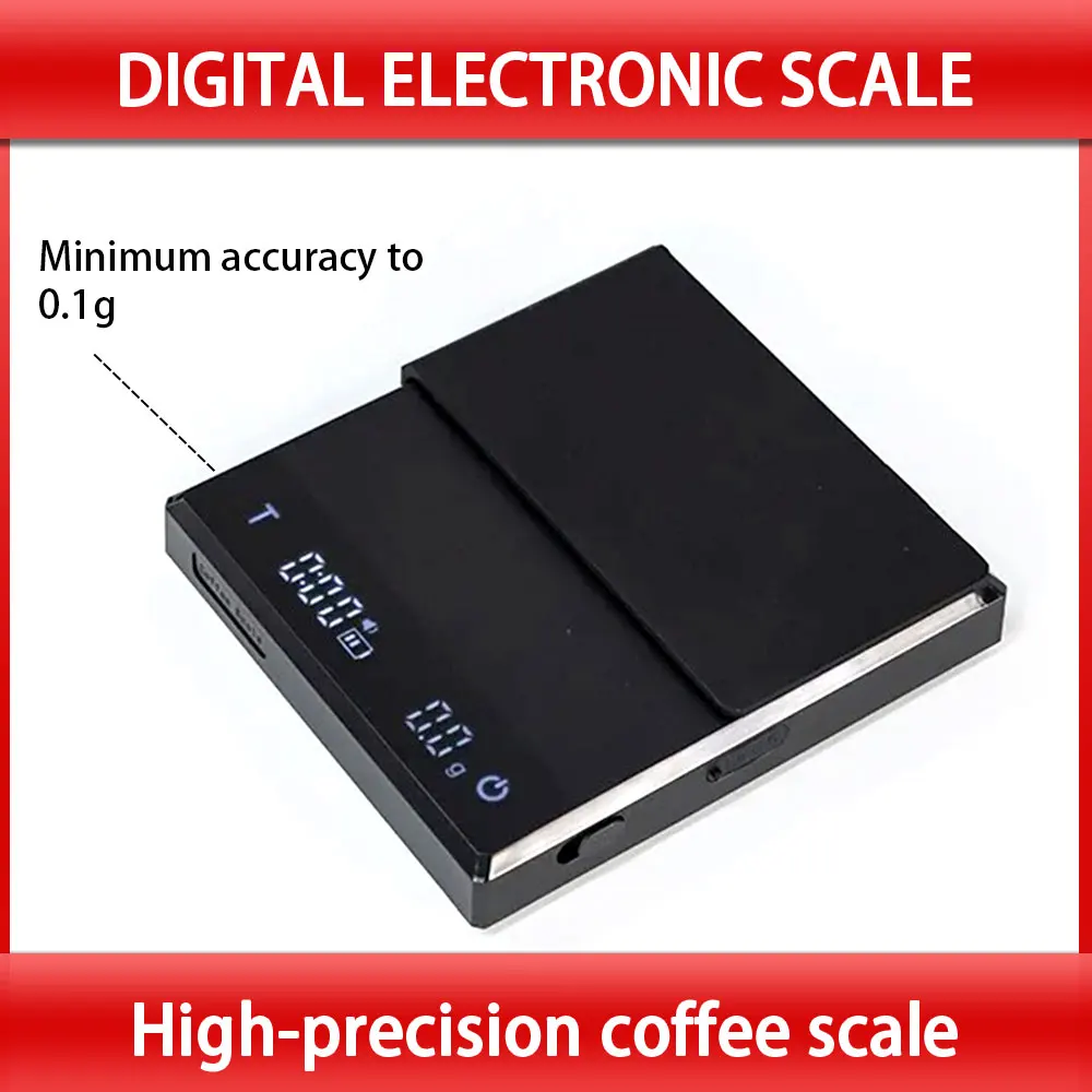 Coffee utensils matching electronic scale Italian hand brewing high-precision coffee timing coffee scale