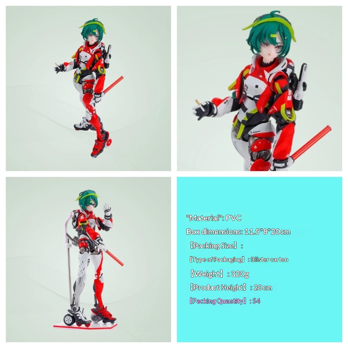 

Sentinel Articulated Anime Action Figure Mecha Engine Girl Pvc Model 20cm Collectible Desktop Decoration For Anime Hobbyists