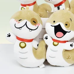 Snake Plush Key Chains Anime Snake Spot Key Ring Snake and Dog Combination Cute Key Ring Plush Doll Pendant