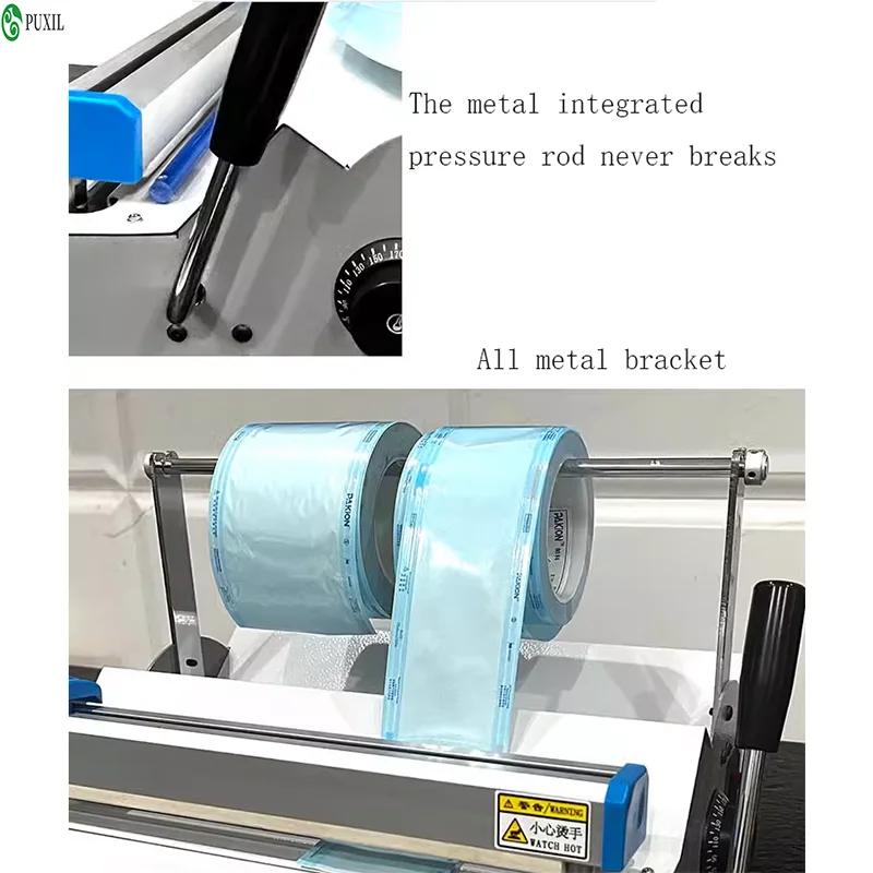 Imagem -05 - Selador Elétrico do Calor para Materiais Dentais Máquina de Selagem do Bolsa da Esterilização Oral Tools Packing 220v