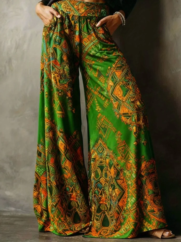 2026 New Arrival Women Velvet  - Palazzo Pant Wide recension och pris