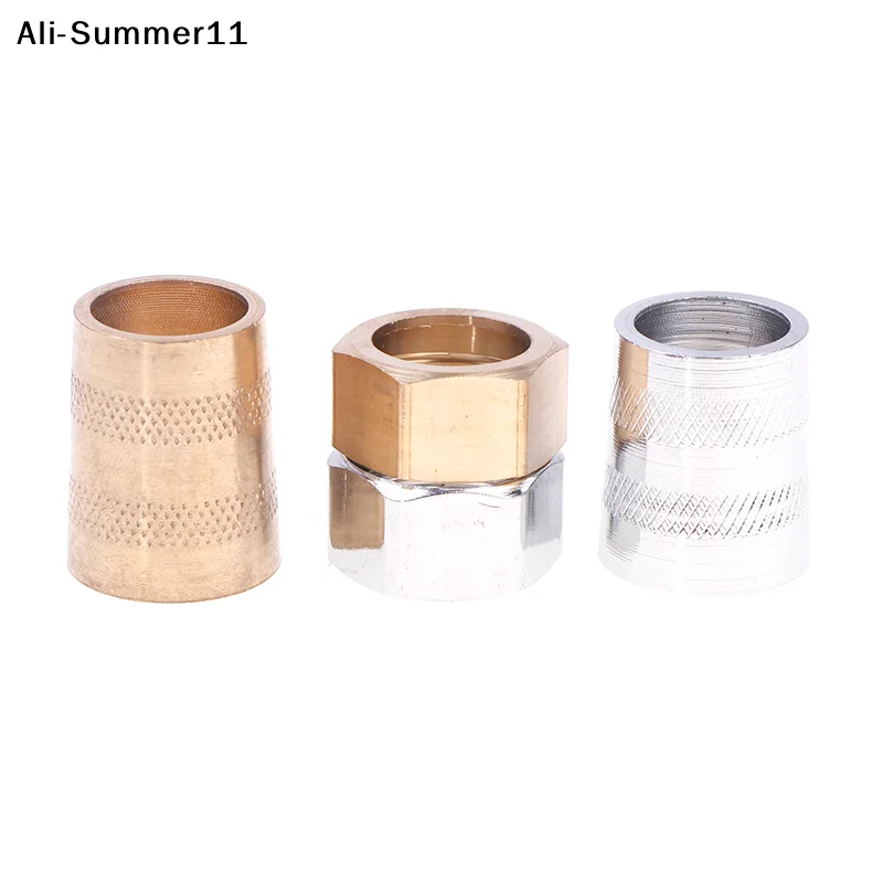 【1a1】1Pc Brand New Shower Hose Nut Connector Connection Water Inlet Pipe Interface Nut Nozzle Connector Screw Parts Accessories