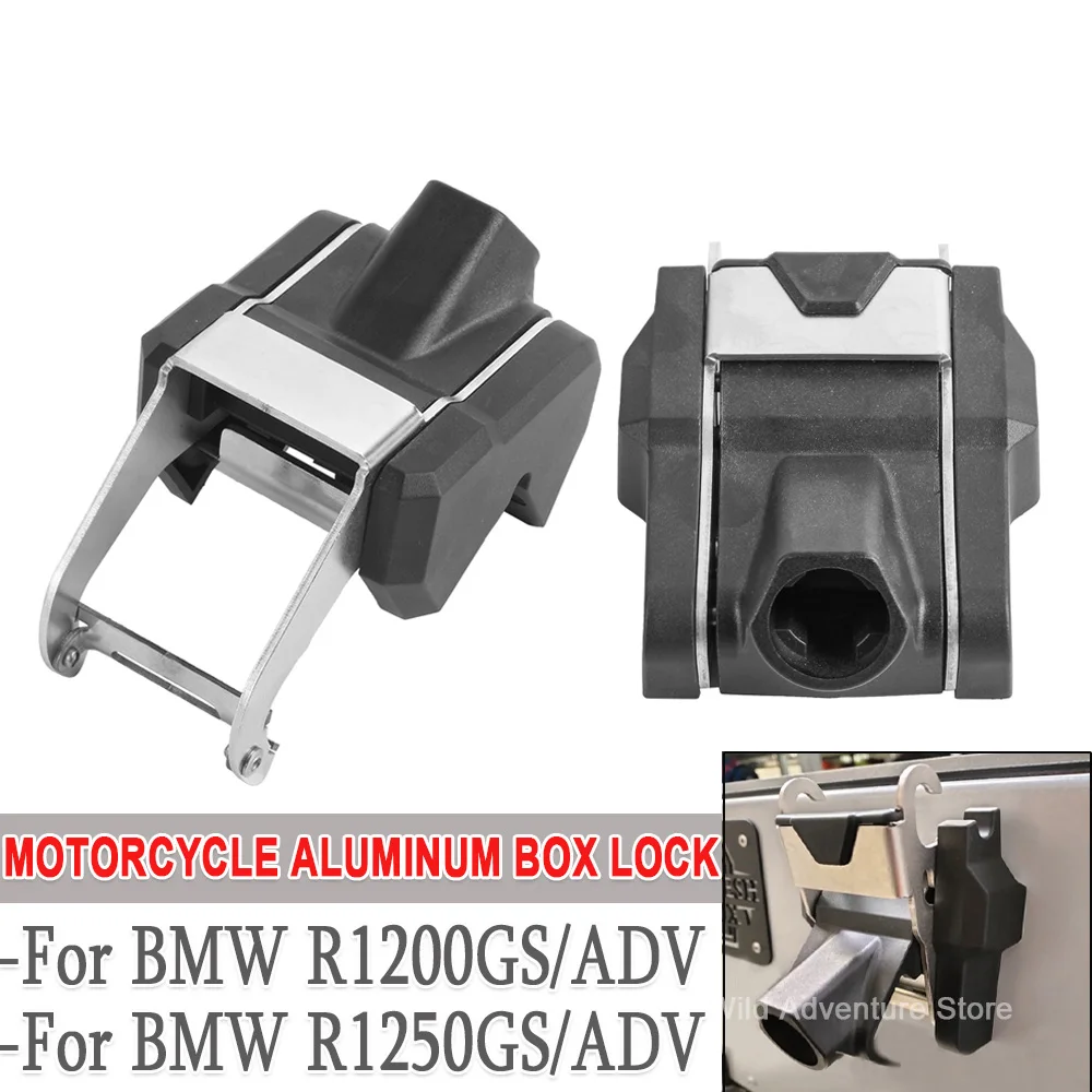 R1200GS Motorcycle Aluminum Box Lock Tailbox For R1250GS LC ADV F850GS F750GS 2013-2024 Luggage Lock Tool Box Rings Sealing Ring