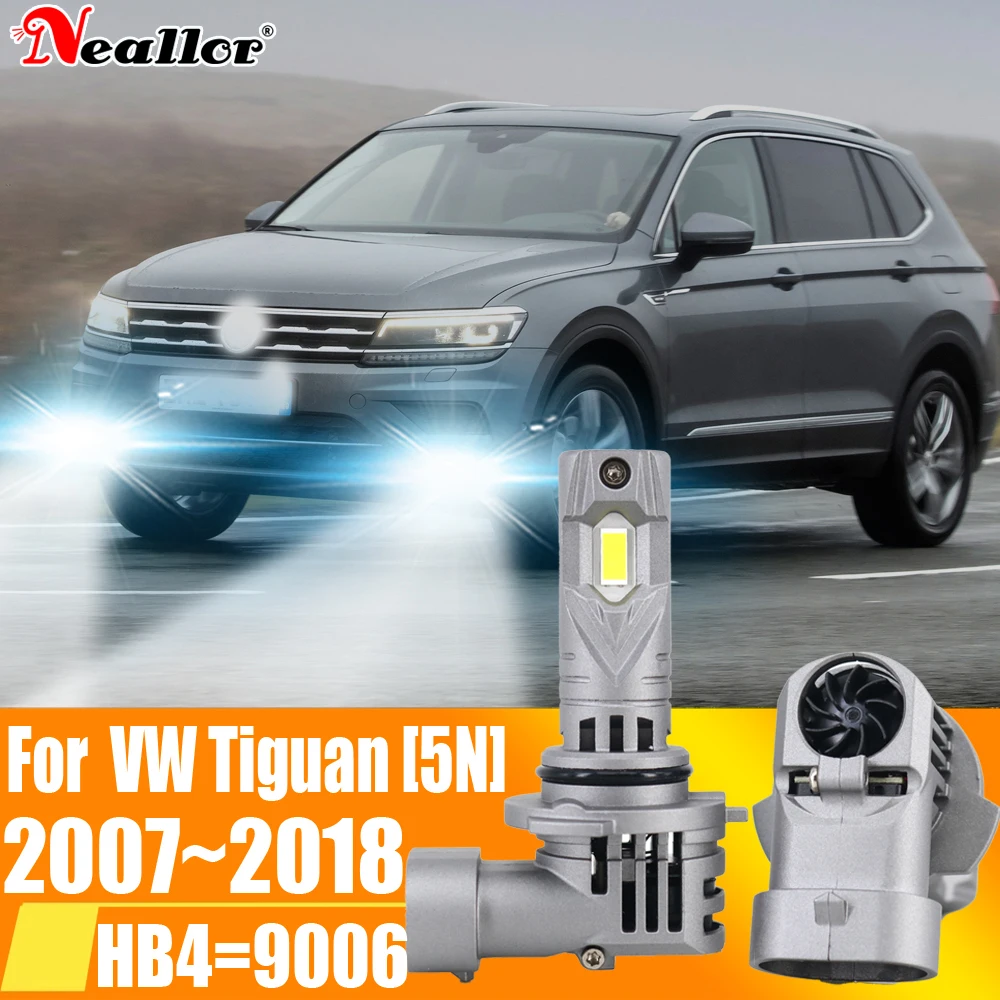 

2 шт., Автомобильные светодиодные лампы HB4 9006, 12 В, 55 Вт, 6000 ~ 2007