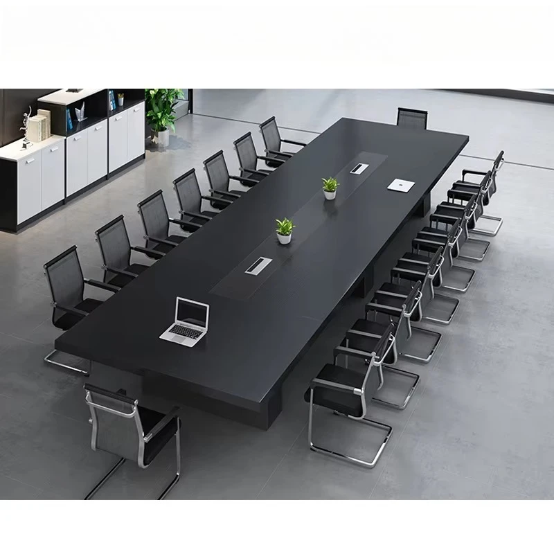 Büromöbel Besprechung s Raum Conference tisch Modernes Rechteck Büro Conferenz tisch ute 20 شخصًا تفريغ tisch