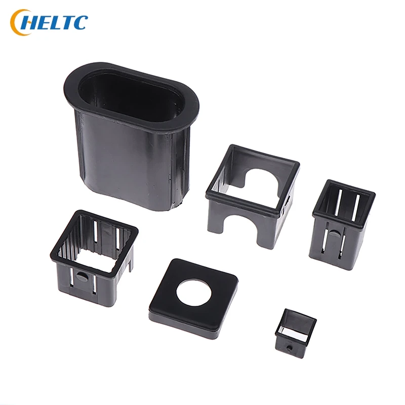 Black Square Tubing For Cover Tube Durable Chair Glide Insert Finishing Plugs Fitness Equipment Accessories Sliding Sleeve