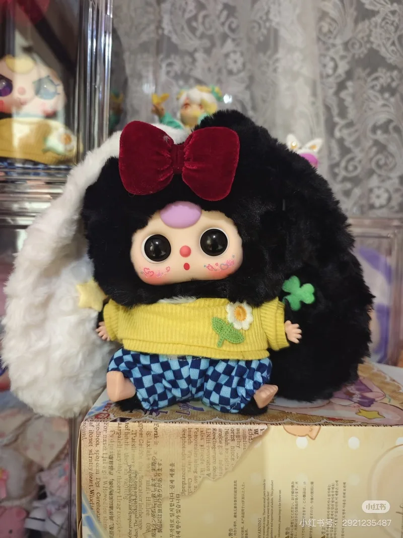 

New Genuine Baby Three Lily Rabbit Town V4 Series Vinyl Plush Blind Box Trendy Doll Garage Kit Ornament Toy Girl Birthday Gift