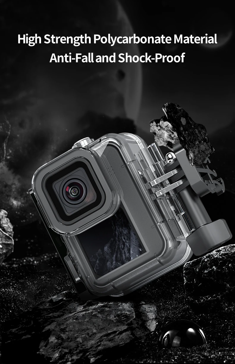 TELESIN Custodia Impermeabile 60m Con Filtri Per GoPro Hero 11/10/9 – Snorkeling E Immersioni