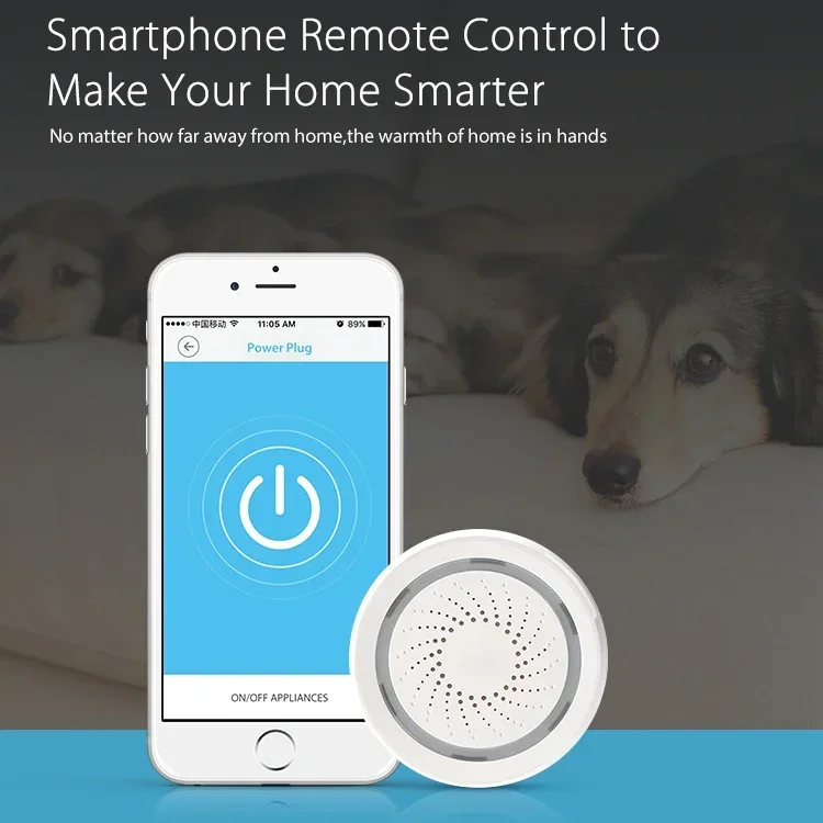 Tuya WiFi Sirene Alarm Sensor 90dB Smart Wireless Sirene Alarm Sensor USB Power Über iOS Android Smart Leben APP Benachrichtigung