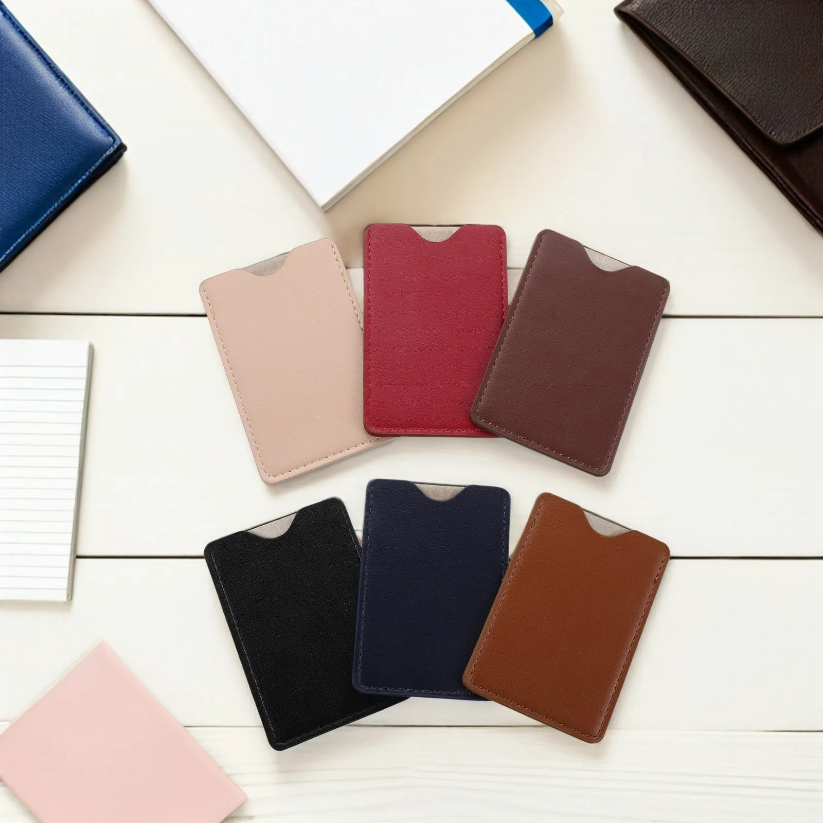 

Набор из 6 защитных чехлов для кредитных карт с защитой от сканирования, тонкий портативный органайзер для мужчин