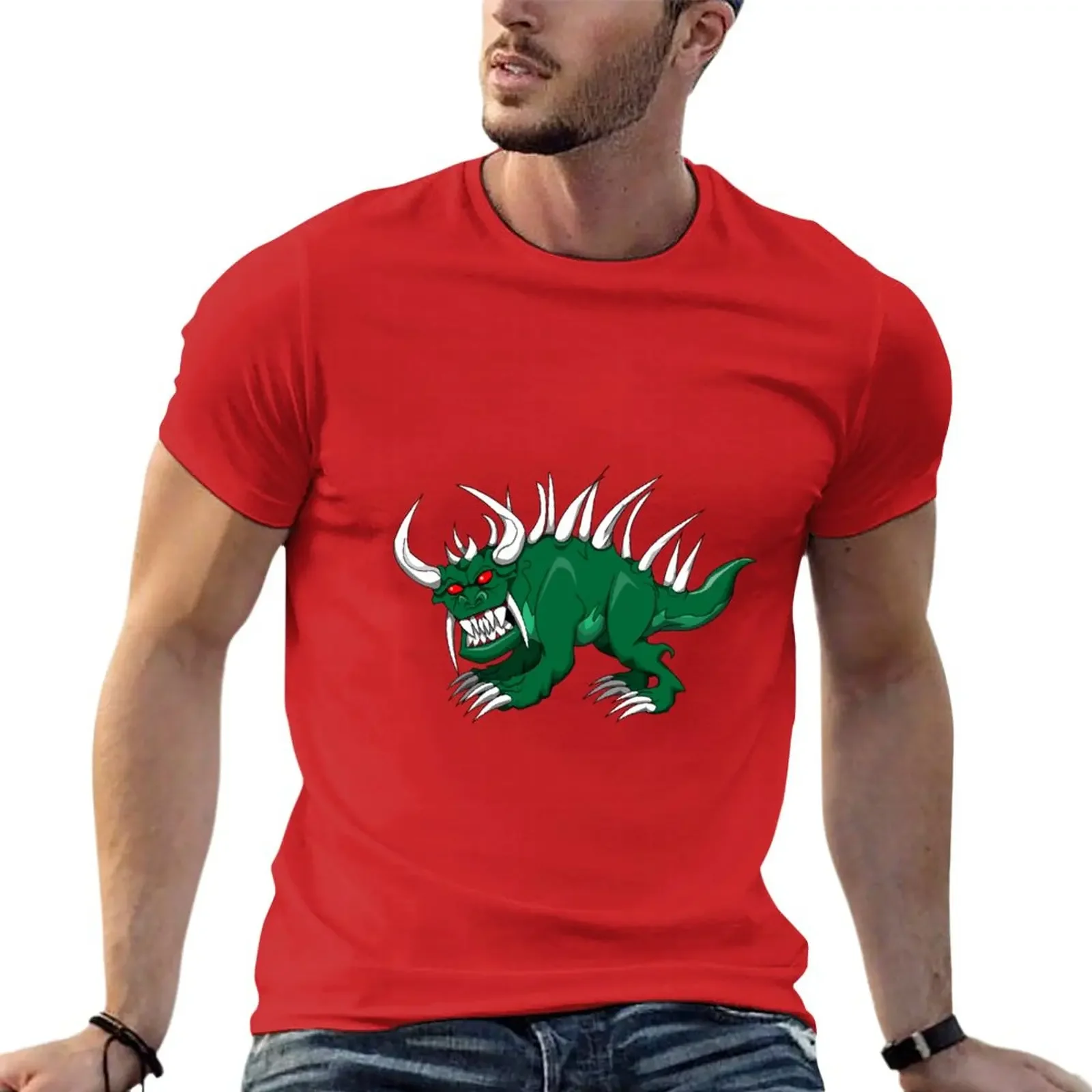 Hodag T-Shirt oversized summer tops Blouse Men's t shirts