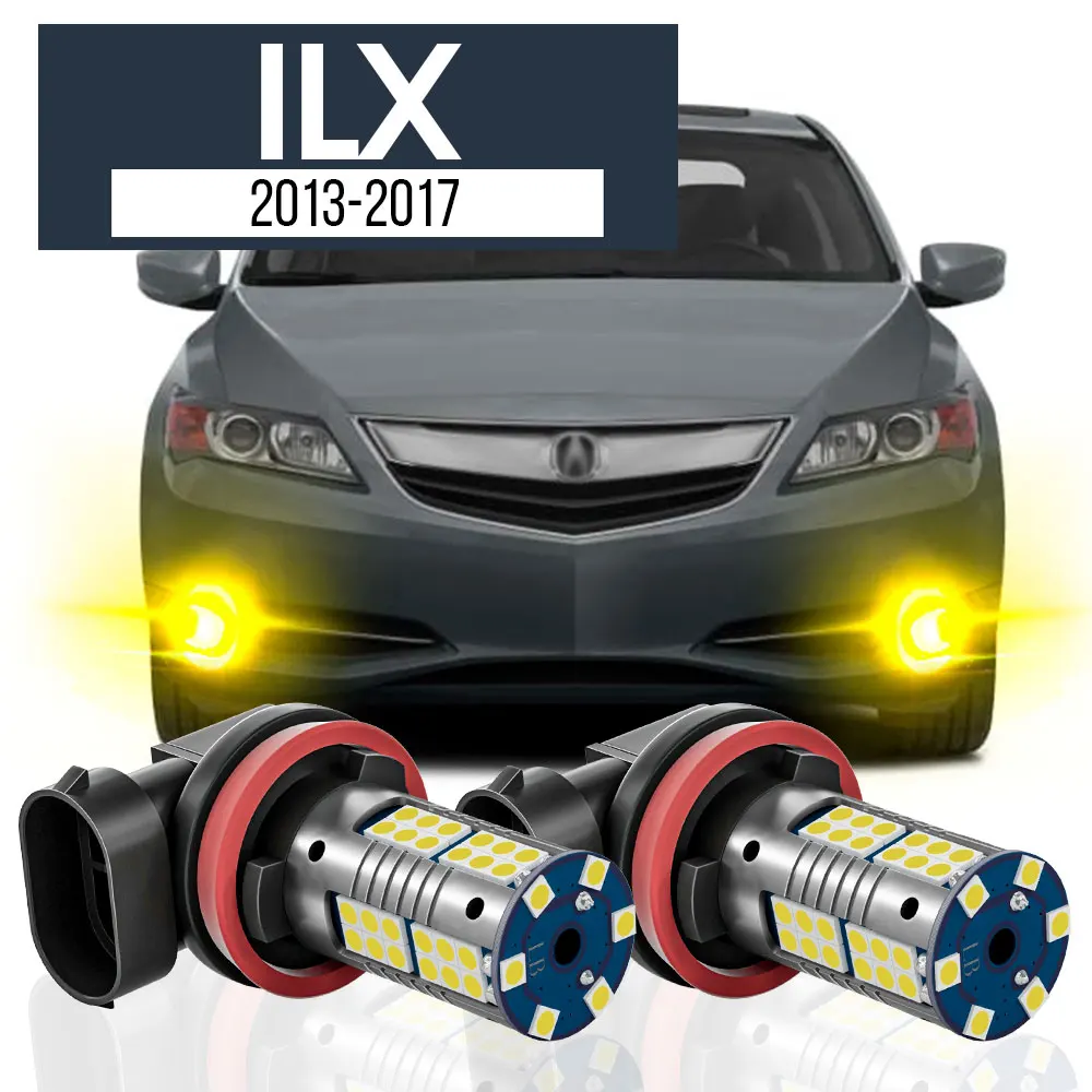 

2pcs LED Fog Light Lamp Blub Canbus Accessories For Acura ILX 2013 2014 2015 2016 2017