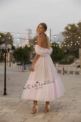 Xijun Pink Blue Tulle Evening Dresses Formal 3D Flower Ruffles Prom Dresses Sweetheart Graduation Party Gowns Prom Gowns 2024