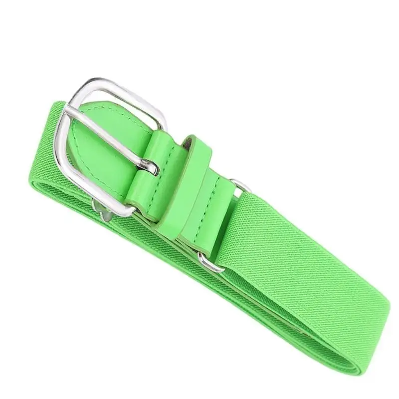 حزام خصر بيسبول 652F، حزام كرة لينة من الجلد الصناعي، حزام خصر مرن قابل للتعديل مع مشبك معدني للأولاد المراهقين #4