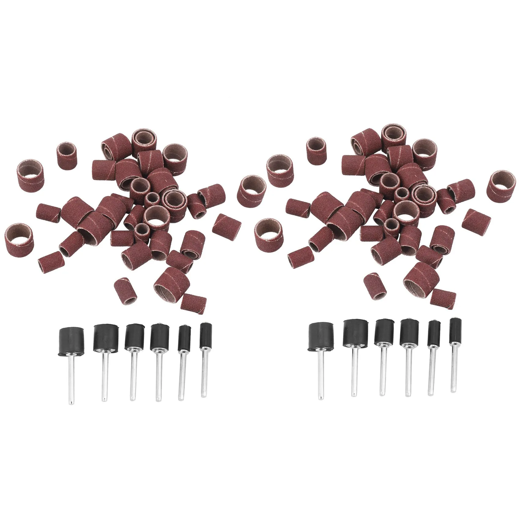 

BHTS-Jumbo Набор для шлифования барабана, 102 шт. — Подходит для Dremel — В комплект входят резиновые оправки барабана — 1/2, 3/8 и 1/4 дюйма