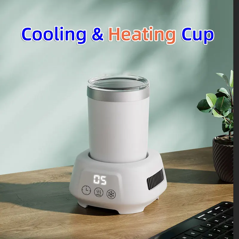 Mini Quick Cooling & Heating Cup,Beer Beverage Rapid Refrigeration,Hot Milk,Cold Drink, Home Office Dormitory Food Grade 400ml