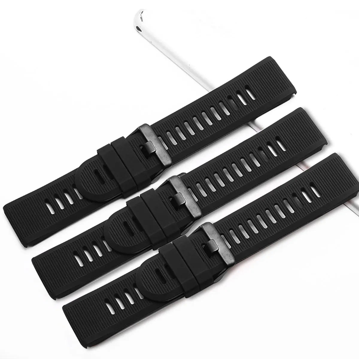 

Silicone Watch Band Security Loop Keeper Ring Replacement For 5S Durable Retainer Ring Compression Molding Fit