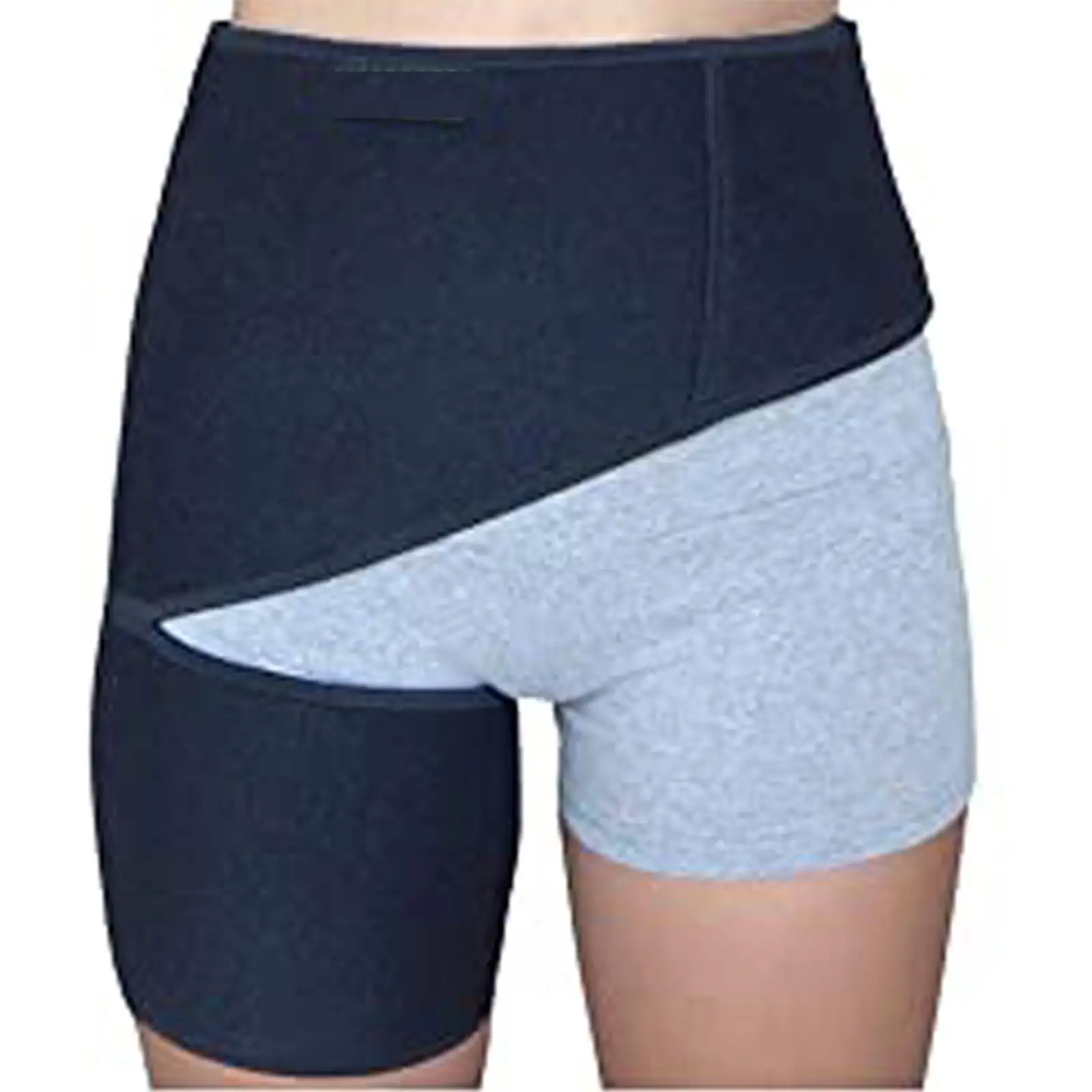 Ingle de cadera para hombres y mujeres, soporte de muslo, envoltura de compresión, cinturón ajustable, Protección deportiva para músculos Hamstring, articulaciones, culturismo