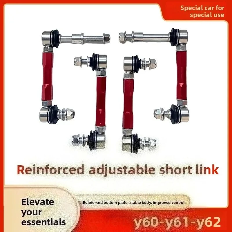 For Nissan Patrol Y60, Y61, Y62 Reinforced, Adjustable Anti-roll Bar Linkage Small Linkage Essential for Lift Configuration