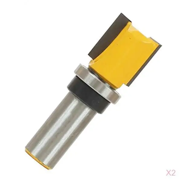 Carbide Straight Router Bit Alloy 12mm Shank Woodworking Milling Machine Slotting Cutter Tool for DIY Projects