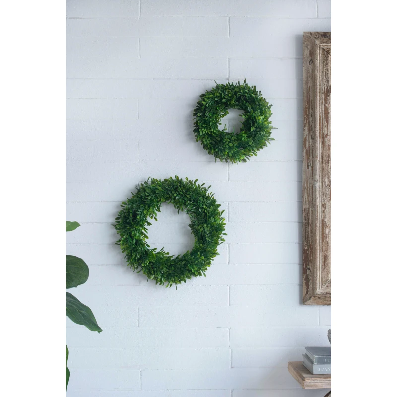 

S/2 Greenery Wreath for Home Wedding Wall Window Decoration