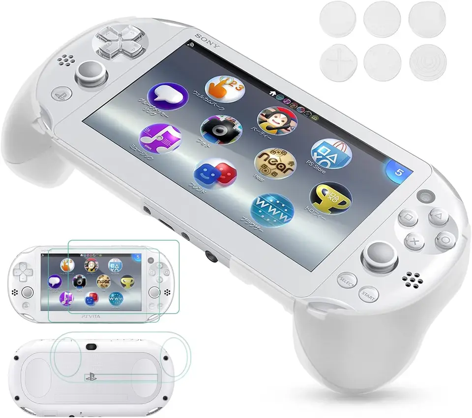 PS Vita 2000/PSV 2000/PS Vita Slim用エルゴノミックジョイパッド保護