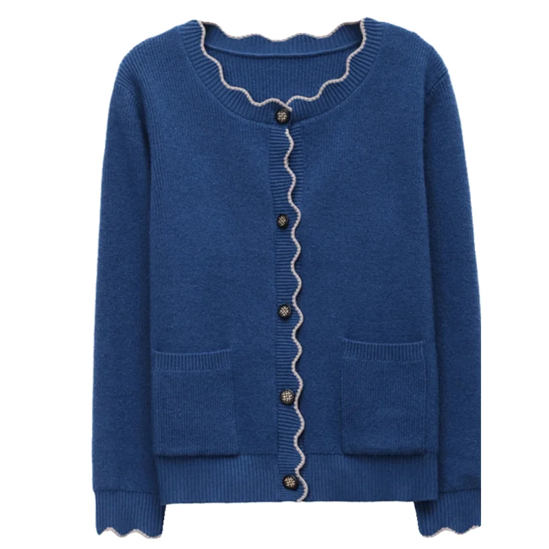 Dongguan Daliang Cardigan maglione lavorato a maglia di fascia alta All'inizio della primavera Jaet No Pilling 2025 Nuova maglieria Sle South Oil