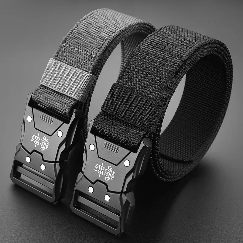 2PC Tactical Waist Belt - Durable Automatic Buckle, Perfect for Outdoor Adventures, Unisex Accessories for Men and Women
