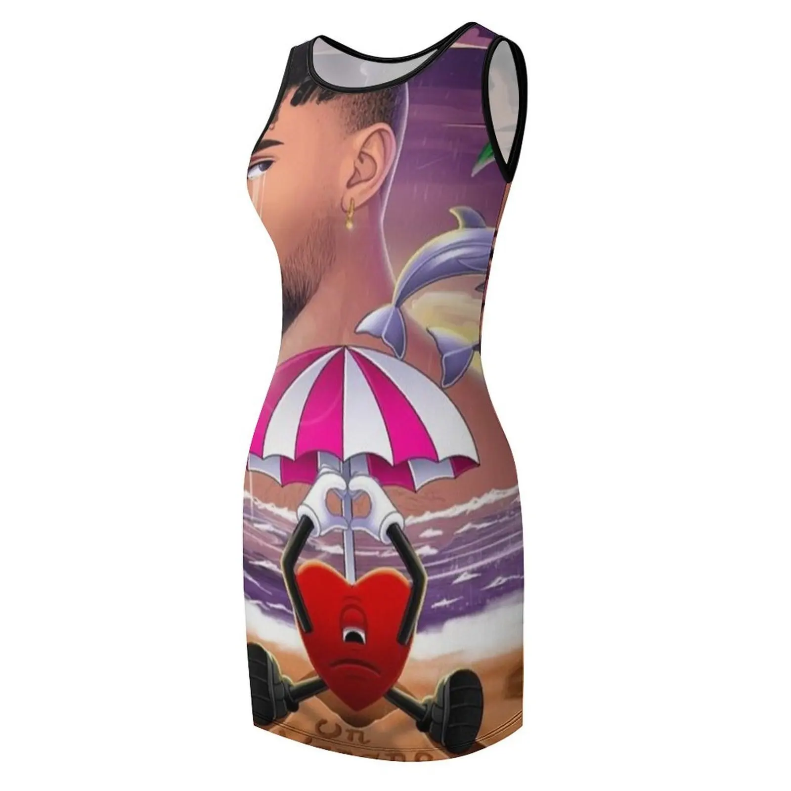 Un verano sin ti فستان صيفي بدون أكمام فساتين حفل فساتين نسائية أنيقة بيع فساتين كوكتيل على الطراز الكوري #4