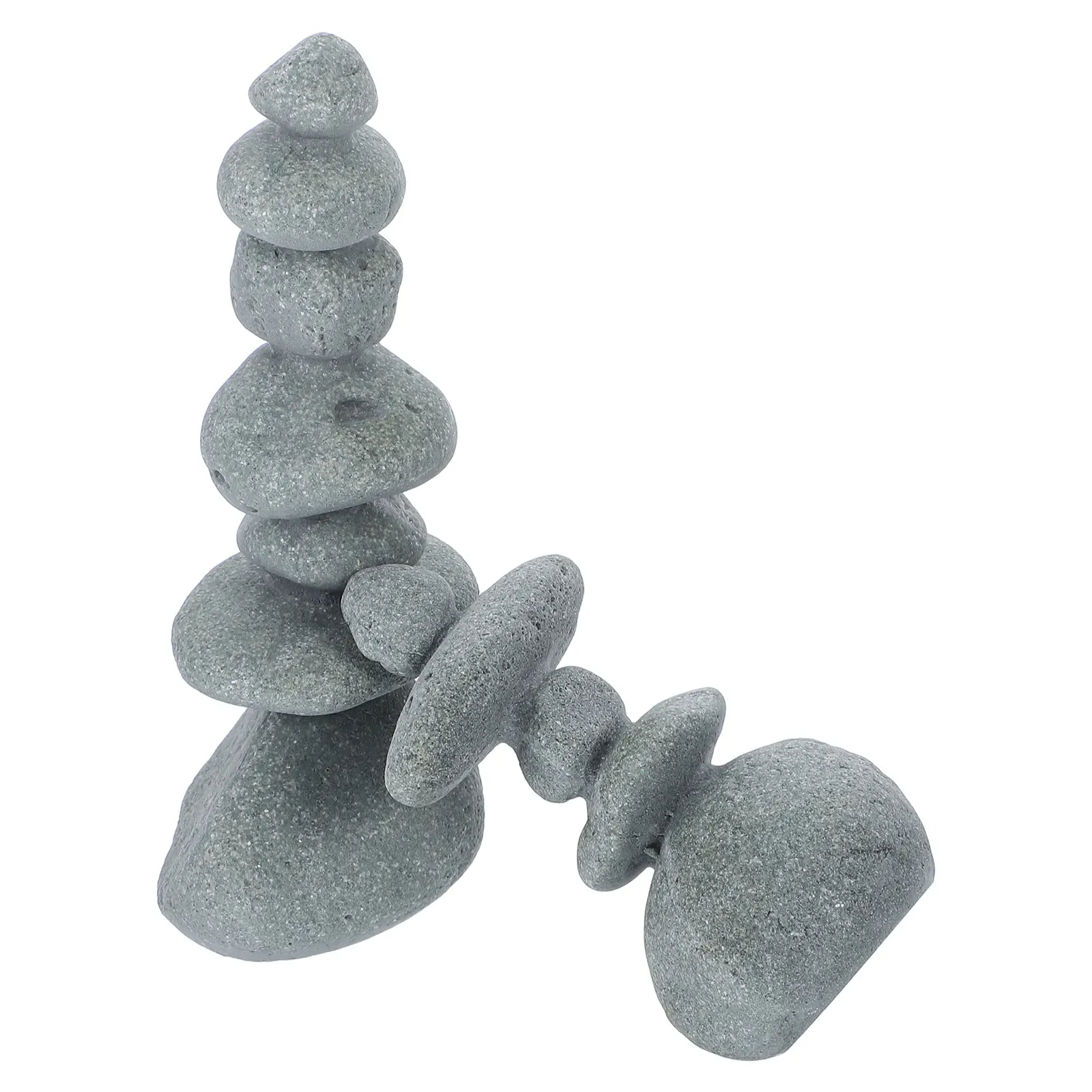 

2pcs Rockery Stone Mini Landscape Decor Garden Supplies Decorative Stones Planter Dry Scene Aquarium Ornament Sand Table Zen