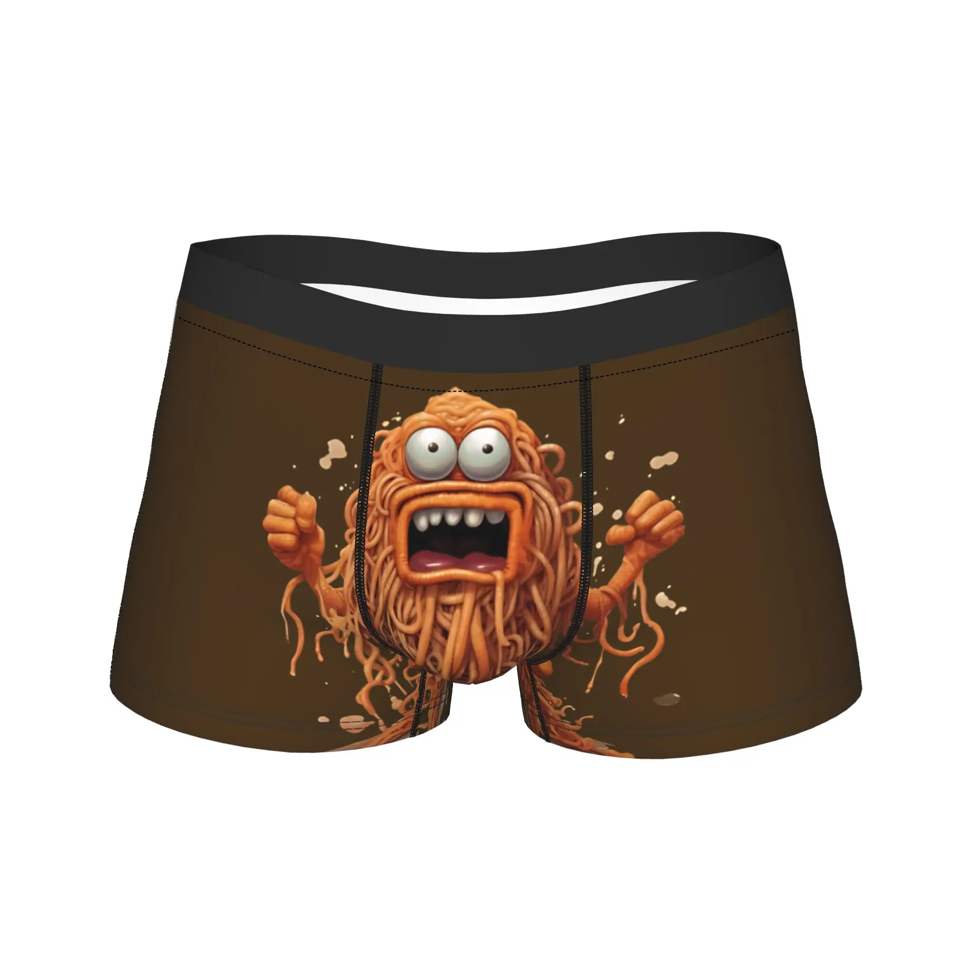 

Flying Spaghetti Monster Underwear Breathable Panties Design Boxer Brief For Males Pouch Large Size Trunk