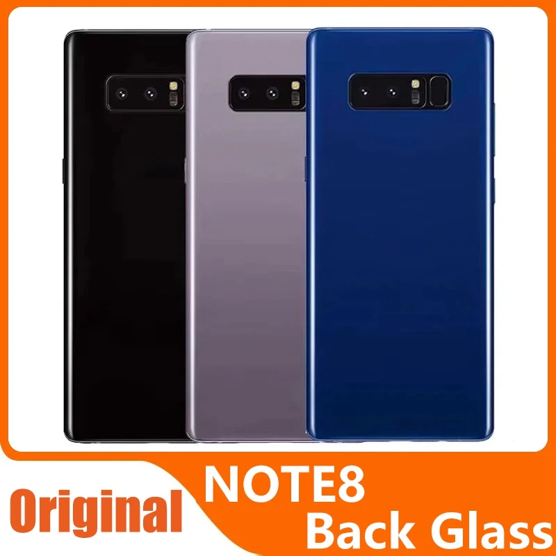 Для Samsung Galaxy Note8 Стекло заднего экрана N950U Задняя крышка N950N Заднее стекло Передний экран Внешнее стекло OCA Клей
