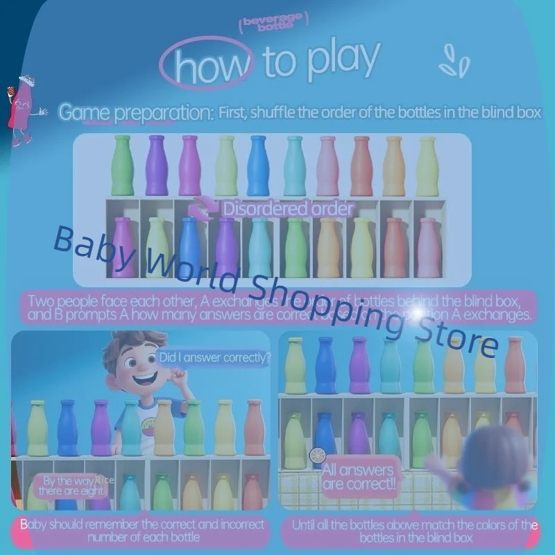 ألعاب مطابقة الألوان للتدريب على الذاكرة في مرحلة الطفولة المبكرة، لعبة ألغاز تفاعلية، هدايا ألعاب حفلات الهالوين لعيد الميلاد #3