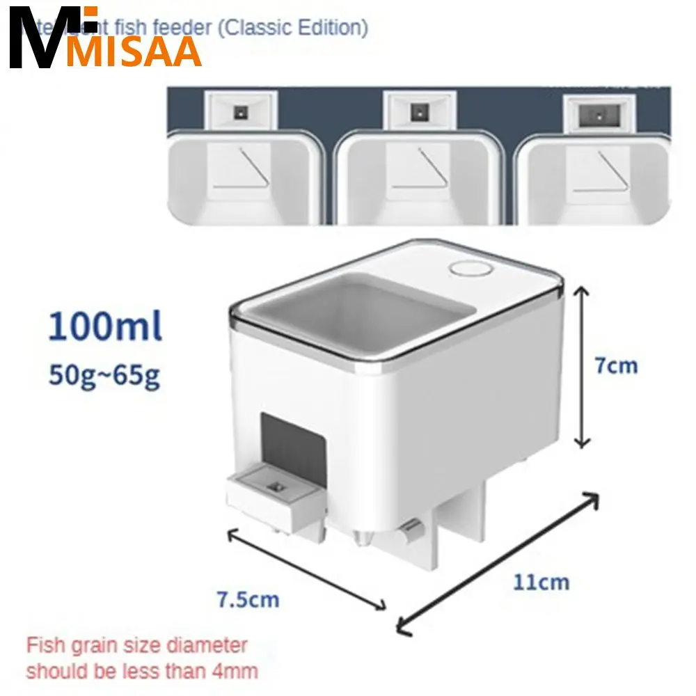 

Feeder Automatic Feeding Exquisite Appearance Clear Acrylic Innovative Design Moisture-proof Hi-tech Feeder Wifi Pet Feeder