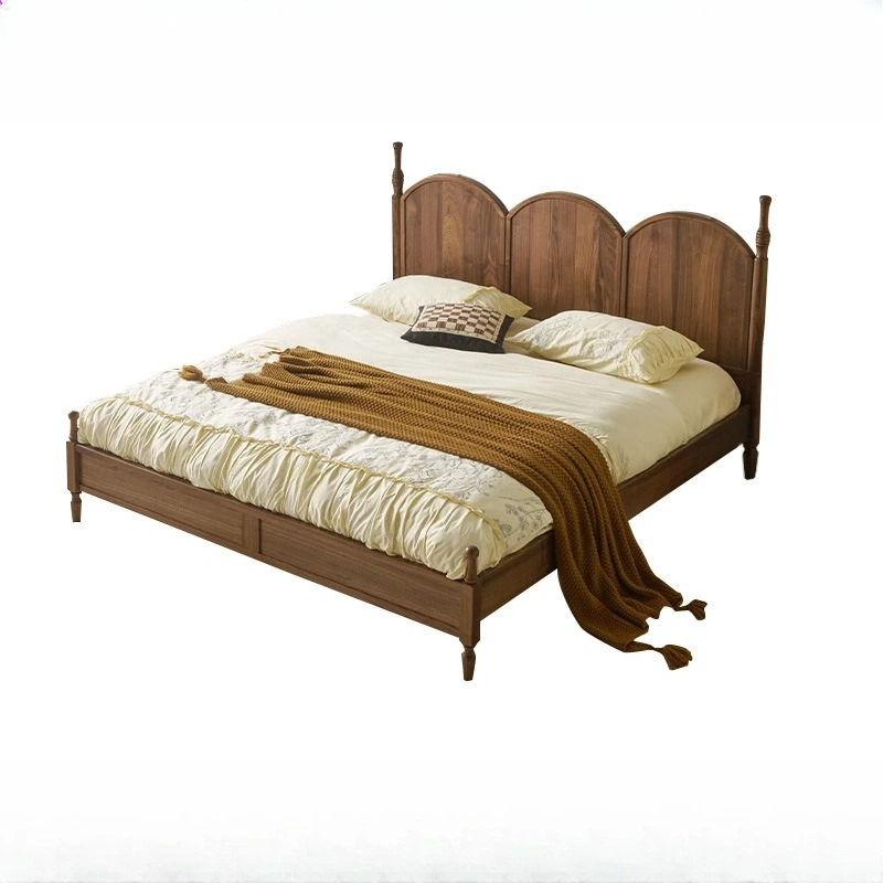 

Household solid wood master bed