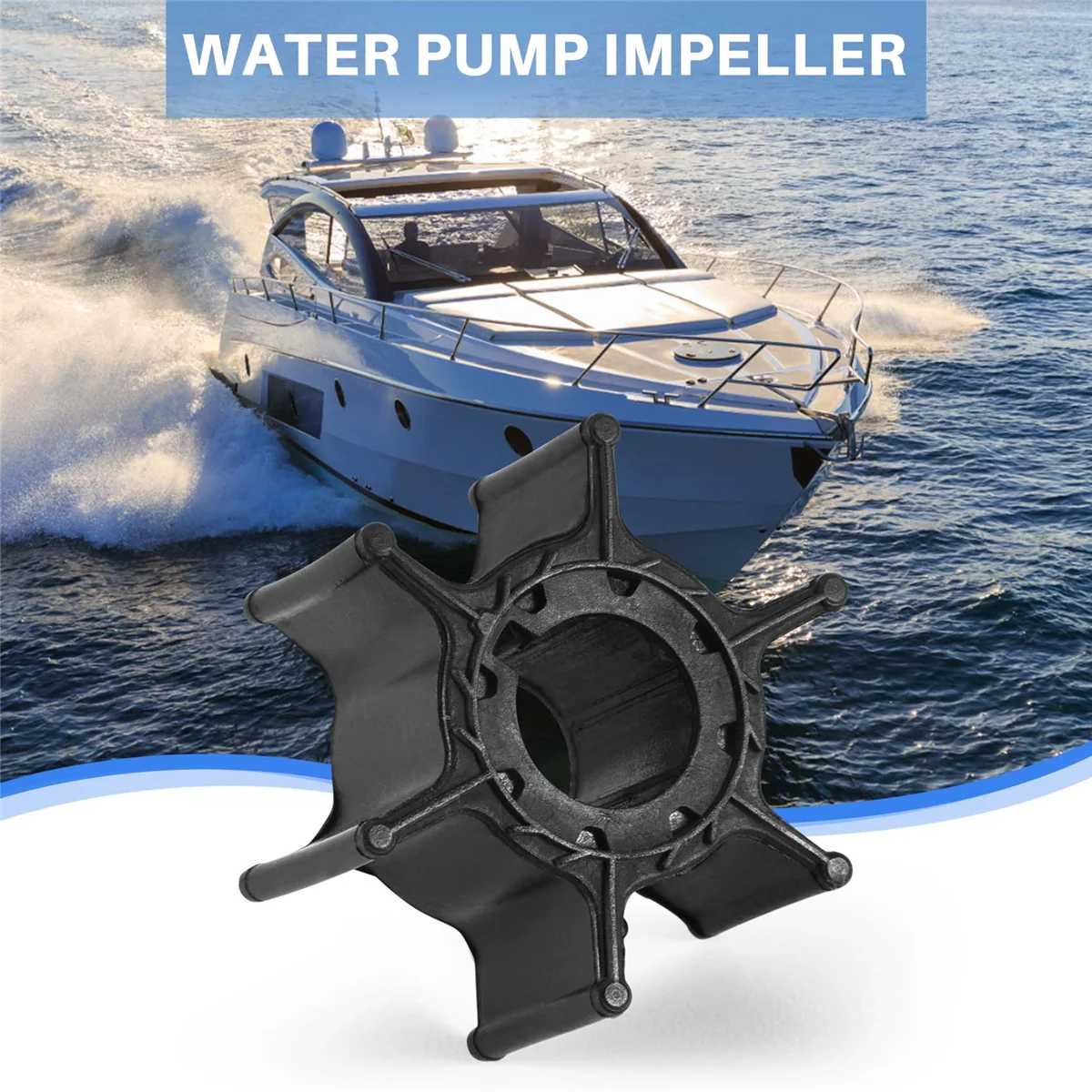 Fuel Connector Water Pump Impeller Part for (9.9/15HP) 682-44352-01 682-44352-01-00 Fishing Boats Motors