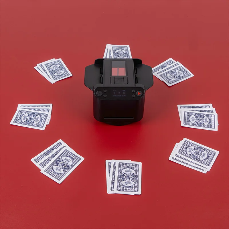 Automatic Card Dispenser For Outdoor Camping, Birthday Parties Adjustable Card Dealing Speed Desktop Gaming Equipment Card Machi